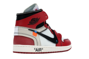 AJ 1 X OW Chicago Red